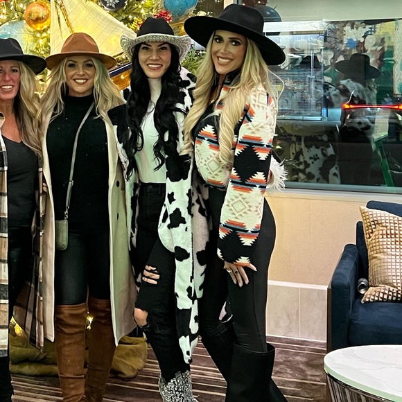 Geometric Patterned Fleece Jacket - Picture 4 of 10